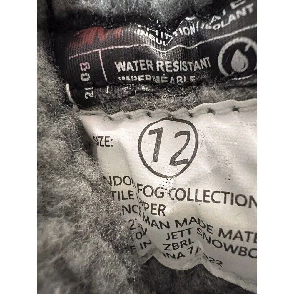 London Fog Youth Snow Boots Size 12 Water Resistant Insulated Winter‎ Boots